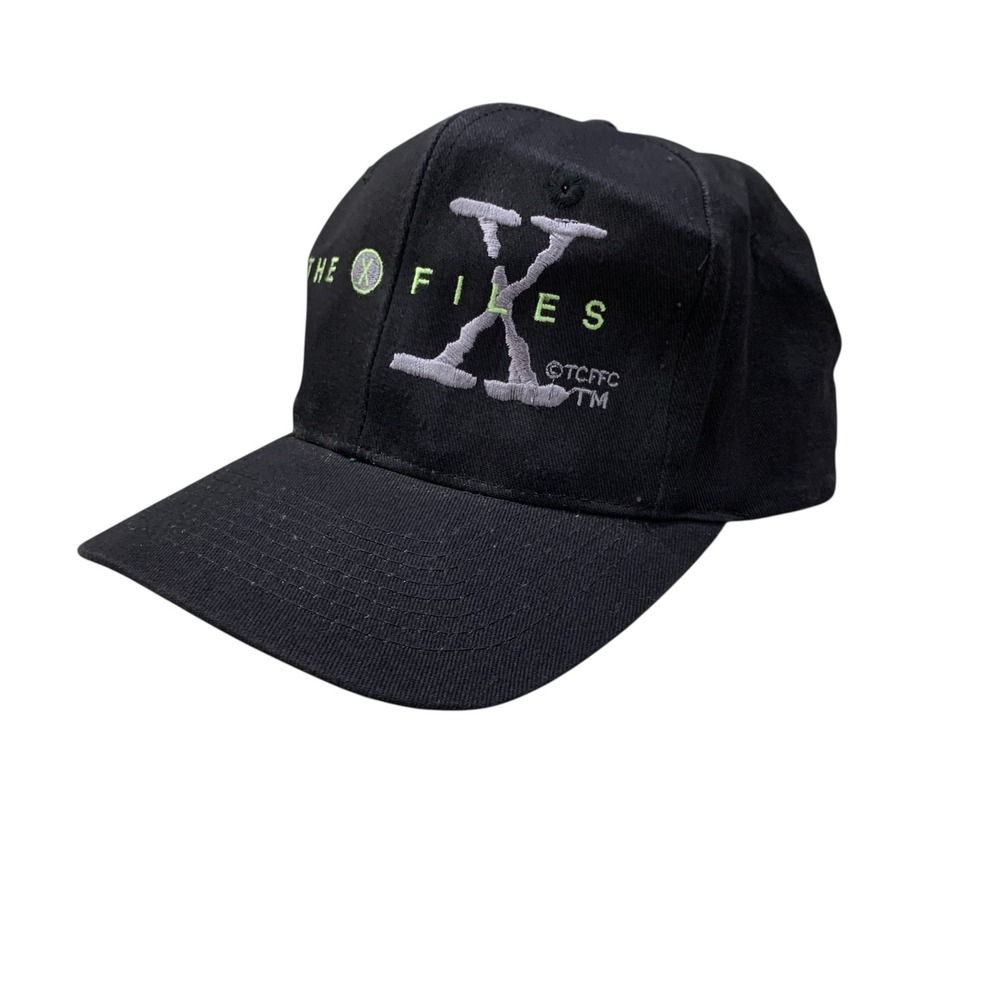 Vintage 90s The X-Files TV Show Promo Snapback Hat KC Green Underbill Unworn